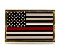 USA Red Line Honor Flag-Pin - P02322