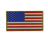 Rectangle USA Flag-Pin - P60570
