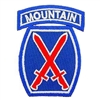 U.S. Army 10th Mountain Infantry Division Patch PM0777