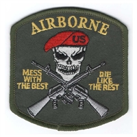 Army Airborne Mess With The Best Patch PM5322