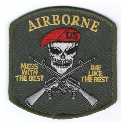 Army Airborne Mess With The Best Patch PM5322