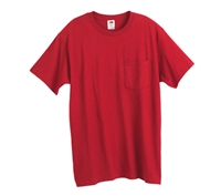 Fruit of the Loom Heavy Cotton Pocket T-Shirt - 3930PR