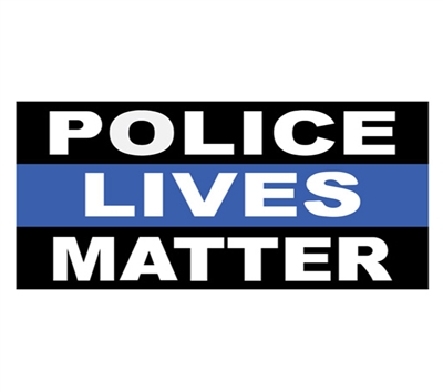 Police Lives Matter Bumper Sticker 10-480