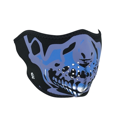 Zanheadgear Blue Chrome Skull - WNFM024H