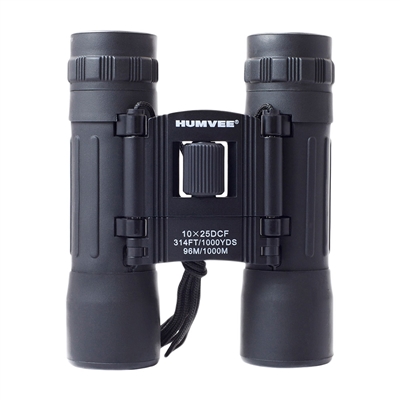 Humvee Black 10x25 Compact Binocular B-10X25B