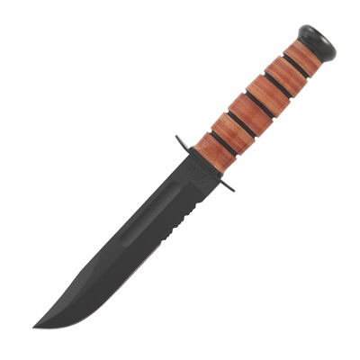 Ka-Bar Combo Serrated Edge Knife 1218