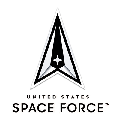 Mitchell Profit US Space Force Logo on Clear Decal D02-SF