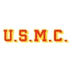 U.S.M.C. Window Strip Decal D137-M