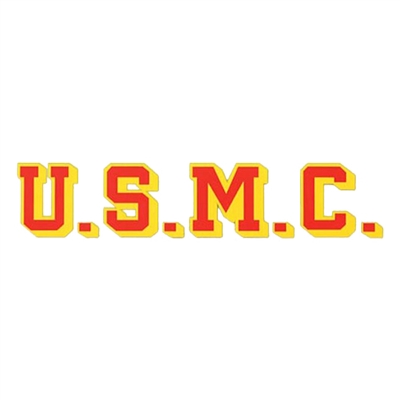 U.S.M.C. Window Strip Decal D137-M