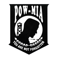 POW MIA You Are Not Forgotten Decal D19