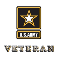 Mitchell Profit US Army Veteran with Star Logo Decal D265-A