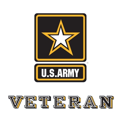 Mitchell Profit US Army Veteran with Star Logo Decal D265-A