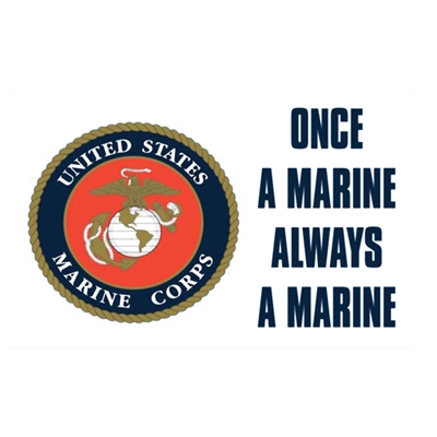Mitchell Profit US Marine Corps Crest  Decal D267-M
