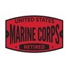 Mitchell Profit US Marine Corps Retired Decal D275-M