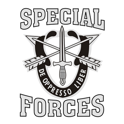 US Army Special Forces Decal D344-A