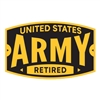 Mitchell Profit US Army Retired Decal D407-A