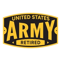 Mitchell Profit US Army Retired Decal D407-A