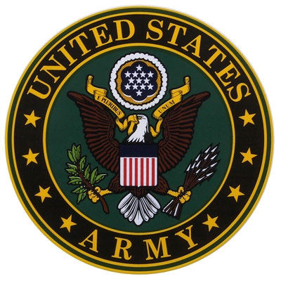 Mitchell Profit D44-A US Army Crest Logo Decal