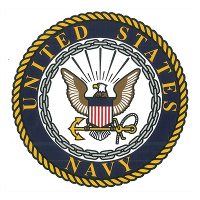 Mitchell Profit US Navy Crest Logo Decal D91-N.