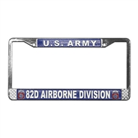 Mitchell Proffitt LFA09 US Army 82D Airborne Division License Plate Frame.