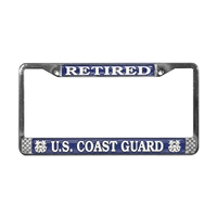 Mitchell Proffitt US Coast Guard Retired License Plate Frame LFCG02