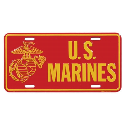 Mitchell Proffitt Marines License Plate LM40