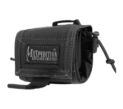 Maxpedition Black Rollypoly Folding Dump Pouch - 0208B