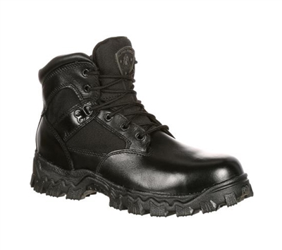 Rocky Boots Mens Black 6-Inch Alpha Force Waterproof Duty Boot