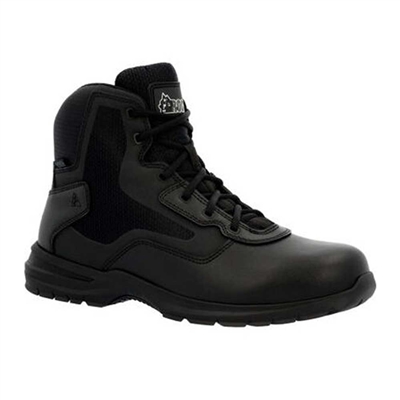 Rocky Cadet 6 inch Black Side Zip Public Service Boot- RKD0104