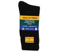 Railroad Black Diabetic Therapeutic Socks 991-BK