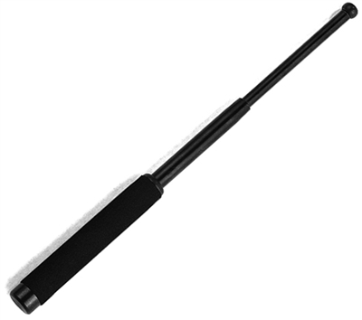 Rothco Black 16-Inch Steel Expandable Baton With Sheath 10030