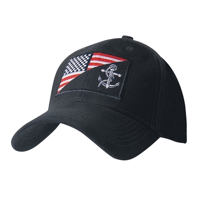 Rothco US Navy Anchor Flag Low Profile Cap 10169