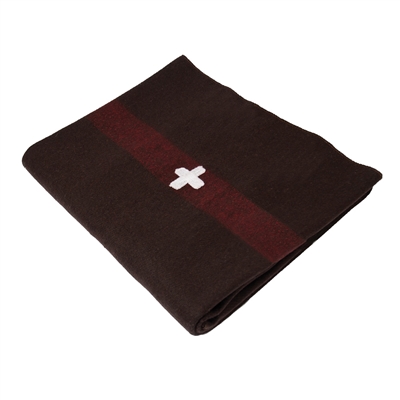 Rothco Swiss Army Wool Blanket With Cross - 10236