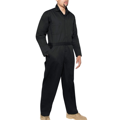 Rothco Black Workwear Coverall - 10485