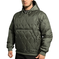 Rothco Olive Quilted Woobie Hooded Sweatshirt - 10498