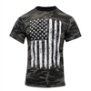 Rothco Black Camo US Flag T-Shirt - 10546