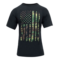 Rothco 10740 Camo US Flag Athletic Fit T-Shirt