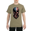 Rothco US Flag Bearded Skull T-Shirt - 10822