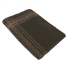 Rothco Brown With Tan Striped Wool Blanket 11096