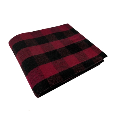 Rothco Red Plaid Wool Blanket - 1146