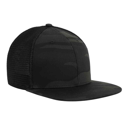 Rothco Midnight Black Camo Trucker Cap 12008