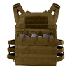Rothco 1399 Coyote Brown Lightweight Plate Carrier Oversized Vest