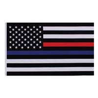 Rothco Thin Red and Blue Line US Flag 14456