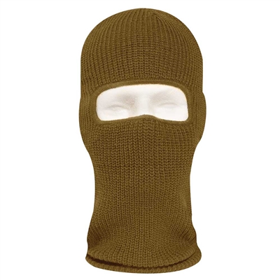 Rothco Coyote Fine Knit One Hole Facemask - 15969