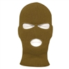 Rothco Coyote Fine Knit Three Hole Facemask - 15989