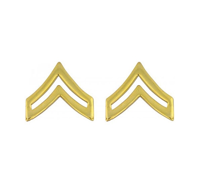 Rothco Polished Corporal Insignia Set - 1642