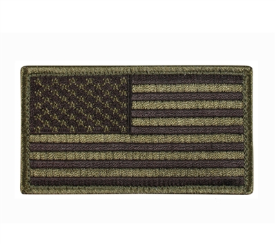 US Flag Patch With Hook and Loop - 17783
