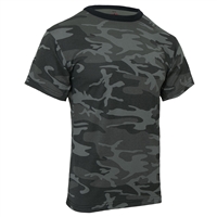 Rothco Black Camouflage T-Shirt 1864