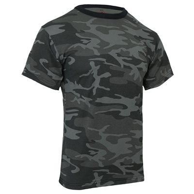 Rothco Black Camouflage T-Shirt 1864