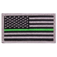 Rothco 1893 Thin Green Line US Flag Patch